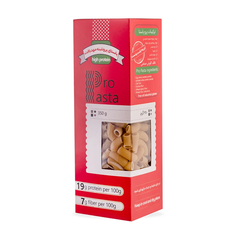 پاستا پروتئینه لوله ای مهدیافت - 350 گرم